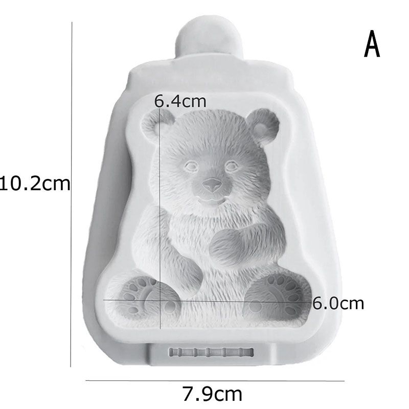 

Бамбук Форма Панды Силиконовая Форма Украшение Мастика Торт Шоколад Конфеты Формы 7.9x10.2cm белый