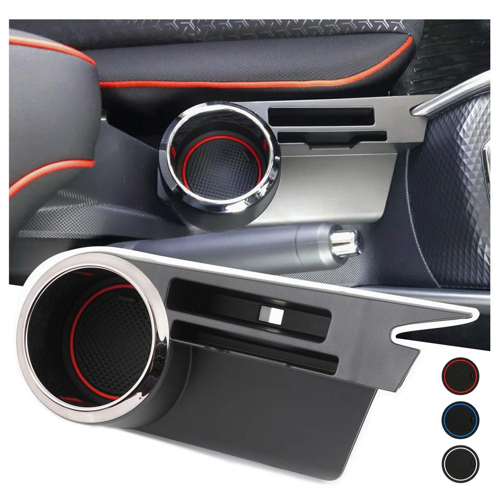 Ruiya Center Cup Holder Console Box for the New Toyota Interior ABS Additional Cup USB No Rattle Rize/Razie/Daihatsu Rocky, Accessory, Material,