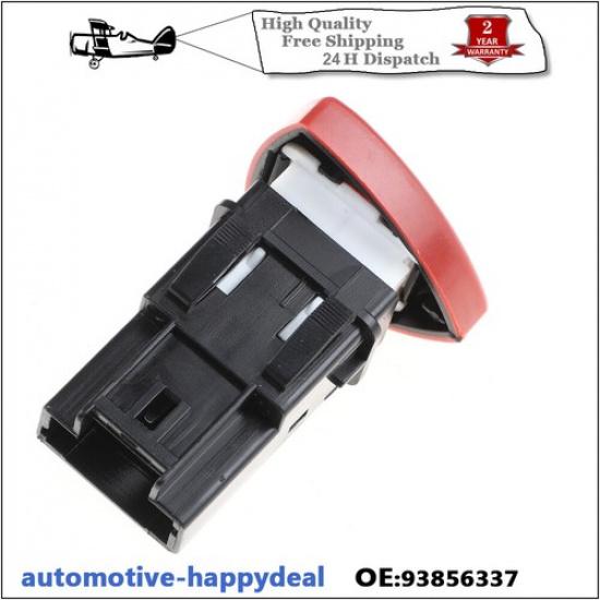 For VAUXHALL LAGUNA VIVARO TRAFIC RENAULT HAZARD WARNING LIGHT SWITCH 93856337