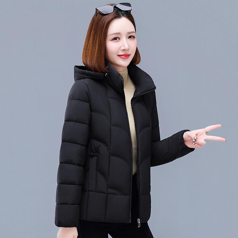 Hooded Cotton Jacket for Women In Winter, Korean Version, Cold Proof and Warm Cotton Jacket