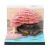 Calendrier 2026 Notes Adhésives Sculpturales 3D: Grappes Florales Créatives & Cadeaux Ornementaux Personnalisables