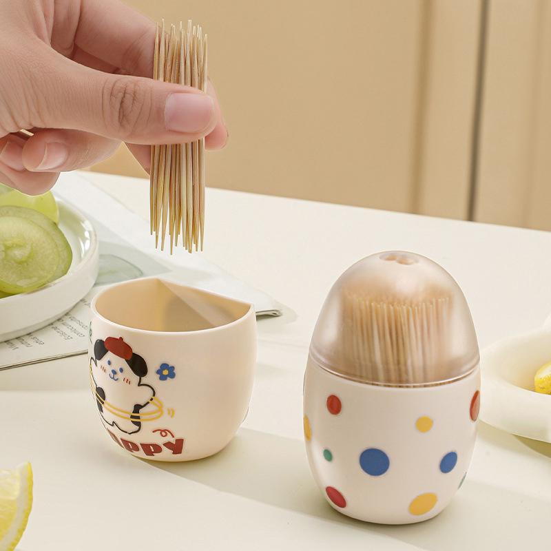 Portable Magnet Toothpick Box Wall-Mounted Object Finishing Box Toothpick Storage Case Classification Cotton Swab Container