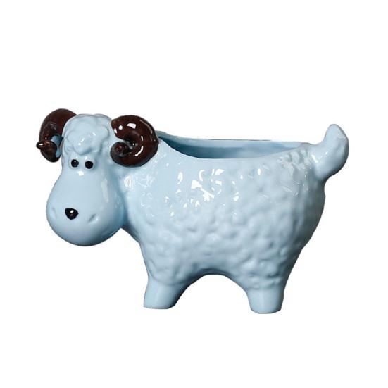 Cartoon Sheep Candle Holder Votive Tealight Candle Stand Living Room Bathroom Candlestick Decoration Table Centerpiece Ornament