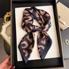 European American 70cm Small Square Imitation Silk Scarf - Printed Versatile Headscarf/Neck Protector