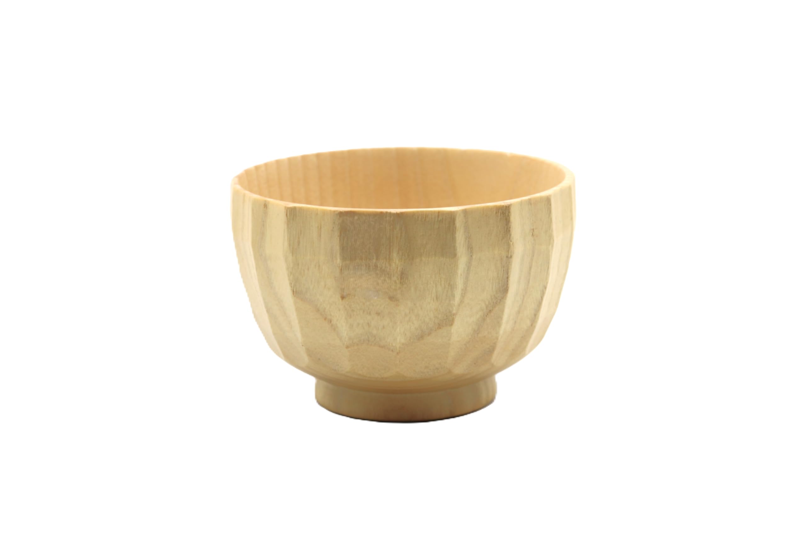 Kakuda Seibei Shoten Soup Kamakura Large Dishwasher Natural Bowl, Design, Size, Wooden, Nano-Coated, Safe, WR-470939
