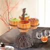 Collapsible Pumpkin Tray Detachable Halloween Candy Holder Cute Snack Bowl Stand  Fruit