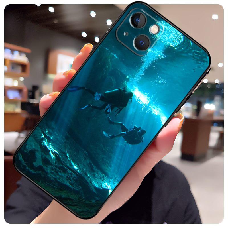 Scuba Diving Case For iPhone 17 Pro Max 15 14 13 11 12 16 Pro Max Mini 15 16 Plus 16e 17 Air Phone Cover