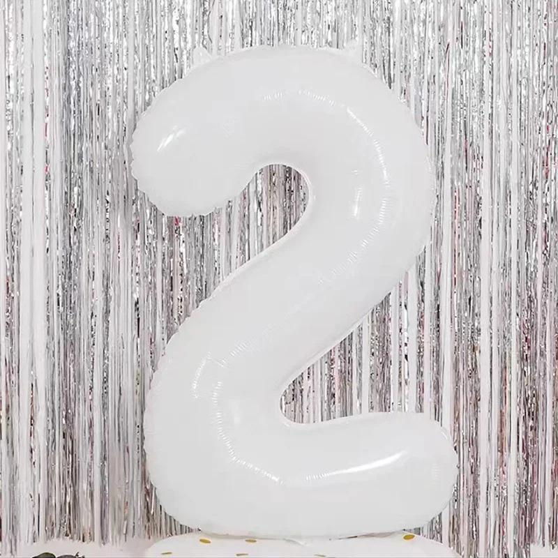 32-Inch Gradient Color Aluminum Foil Number Balloons - US Version