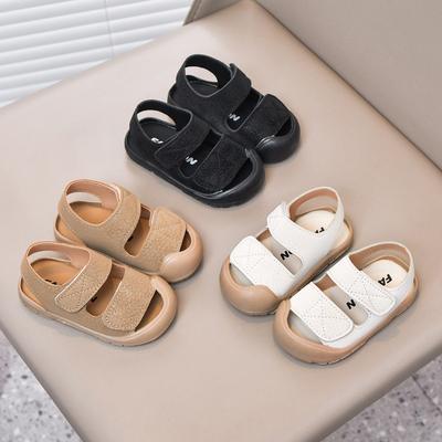 Chaussures Anti-Collision pour Bébé, Sandales Minimalistes Fermées pour Filles, Chaussures de Marche, Chaussures d'Hiver Polyvalentes pour Bébés à Semelles Souples.
