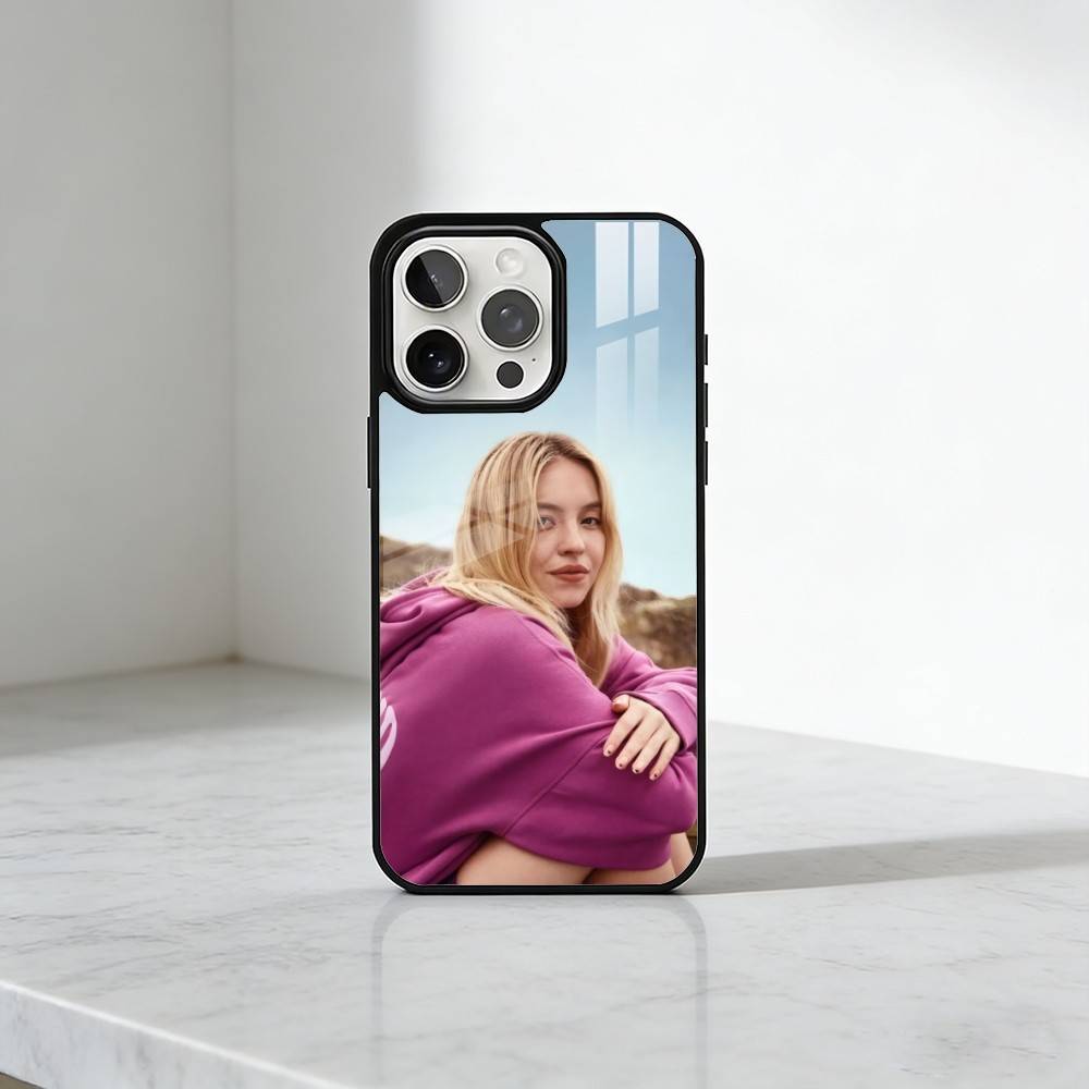 Schönheit S-Sydney Syd-SweeneyS Handyhülle Für iPhone17,16,15,14,13 Plus,Pro Max Magnetisch Für Magsafe Kabelloses Laden