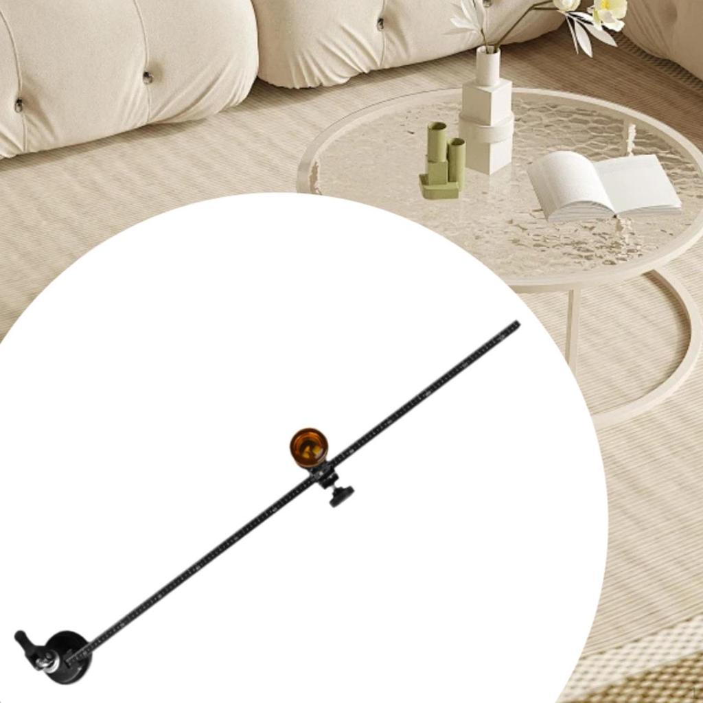 Circular Glass Cutter Cutting Tool Adjustable Alloy Round with Suction Cup Hand