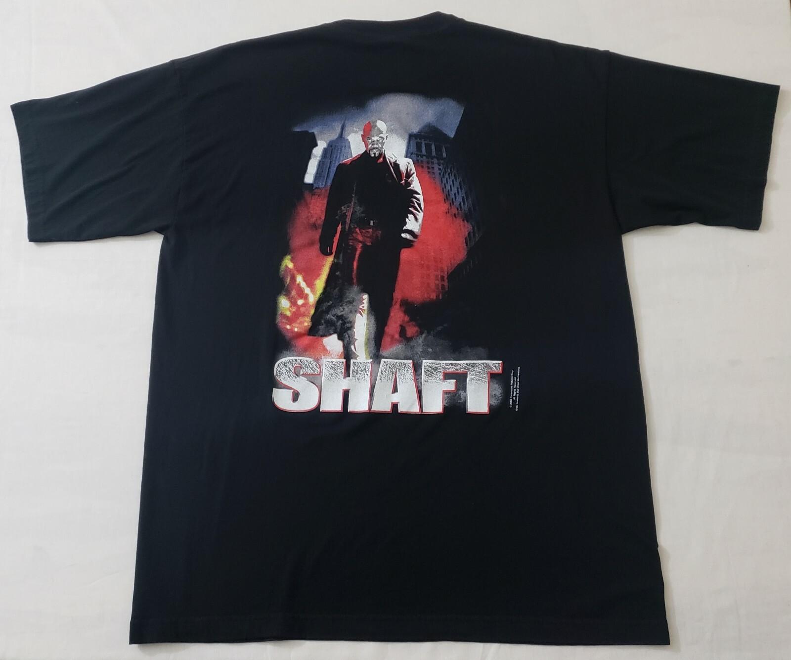 Vintage 2000 Shaft Movie Promo T-Shirt Sz XL Samuel L Jackson Rap Tee NOS RARE M