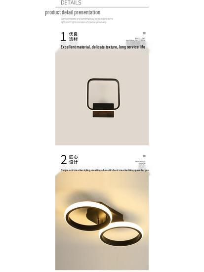 Nordic LED Corridor & Cloakroom Lights - Modern, Creative Foyer & Balcony Lighting