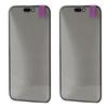 2Pcs Phone Screen Protector Pre Cut Phone Display Glass Kit with Repair Tool Kit for IOS 15 Plus