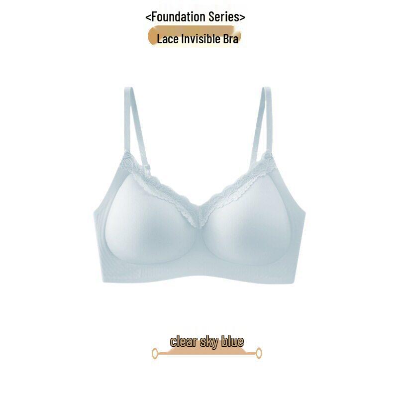 

Seamless Wire-Free Tiramisu Soufflé Bra for Women: Breathable, Comfortable, Small Bust Support 70AB (80-95 lbs)