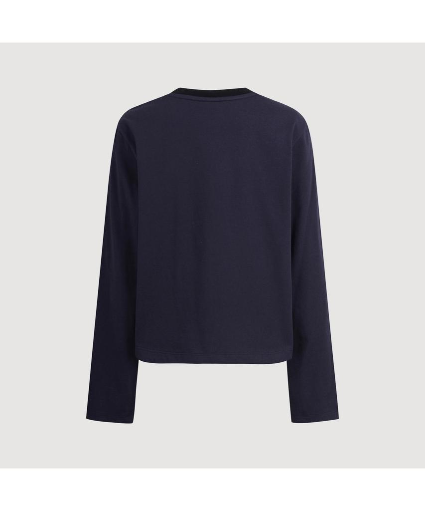 LUCKY CHOUETTE Chouette Point Long Sleeve T-Shirt (Dark Navy) Lftam25210Nyd