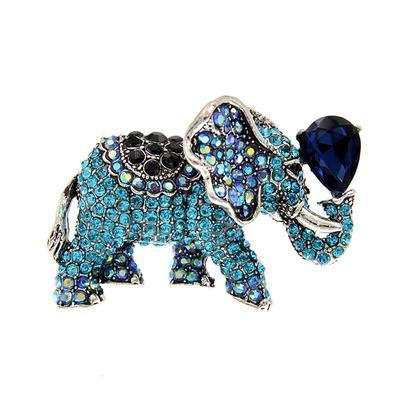 Νέες καρφίτσες ελέφαντα Rhinestone για γυναίκες Vintage Animal Pin 6 Χρώματα Διαθέσιμο Νέο Σχέδιο Υψηλής Ποιότητας