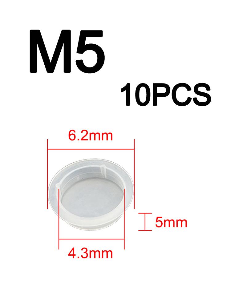 

Internal Thread Translucent Plastic Plug Cover Nut Plug, Pipe Plug, Round Plug, Hole Plug Plug, Round Pipe Dust Plug