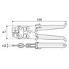 HOZAN Crimping Tool Ring Crimping Electrician Skills Test Suitable Small x and (for Sleeves), Pliers, Compatible, Sizes (1.6 2), Small, Medium,