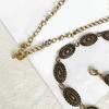Women Waist Chain Bohemia Style Adjustable Denim Belt Alloy Polished Edge Waist Strap Jewelry Accessories
