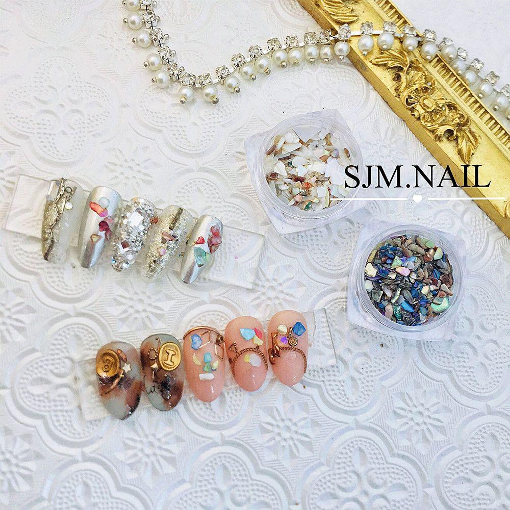

Creative Charm DIY Gift 3D Nail Art Manicure Decoration Nail Parts Sea Shell Stone