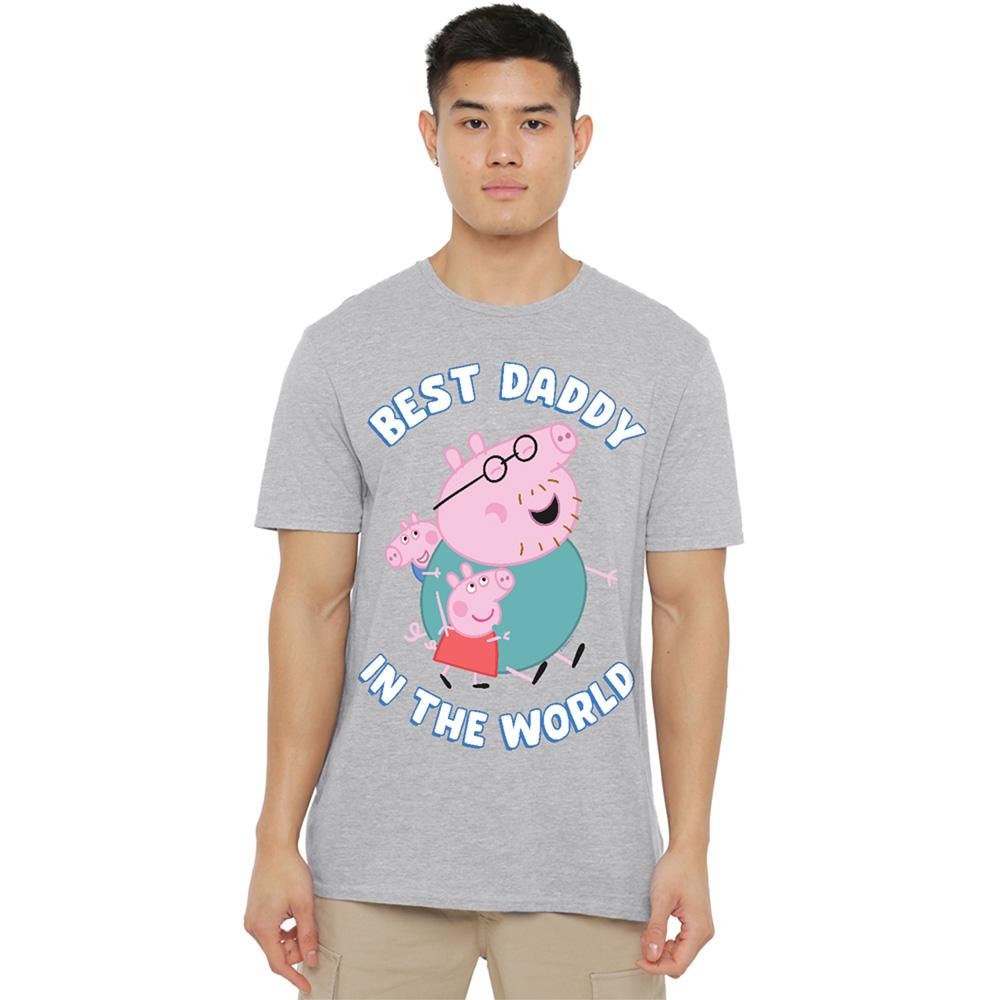 Peppa Pig Unisex Adult Best Daddy In The World T-Shirt