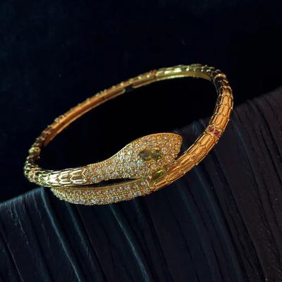 New Ling Snake Advanced Snake-shaped Bracelet, Light Luxury, Simple and Versatile Fashion Bracelet
