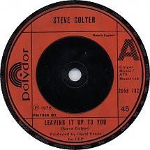 

7-дюймовая пластинка СТИВ КОЛЬЕР - Предоставляю это тебе 2058702 Polydor 1976 UK Рок Б/У