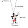 Minimalist Disney Jewelry - Mickey Mouse Enamel Charm Necklace for Daily Wear