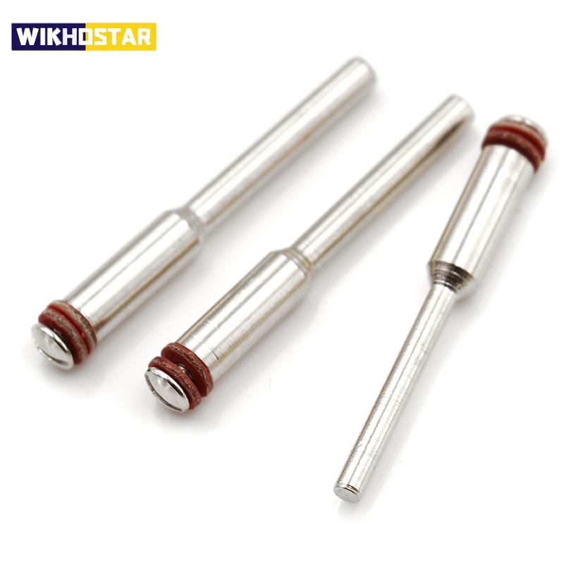 Length 35mm 5Pc 2.35mm 3.0mm 3.17mm Steel Screw Mandrel Shank Cut-off Wheel Holder For Dremel Shaft Tool Shaft