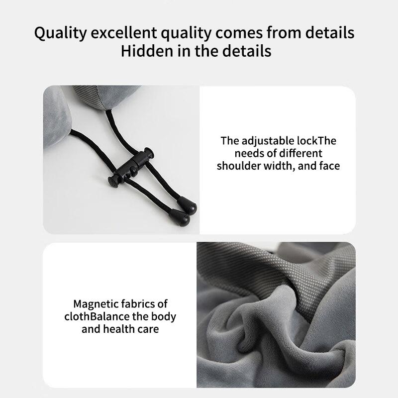Soft Travel Pillow U Shaped Travel Healthcare Memory Foam Neck Cervical Airplane Pillow Neck Cushion