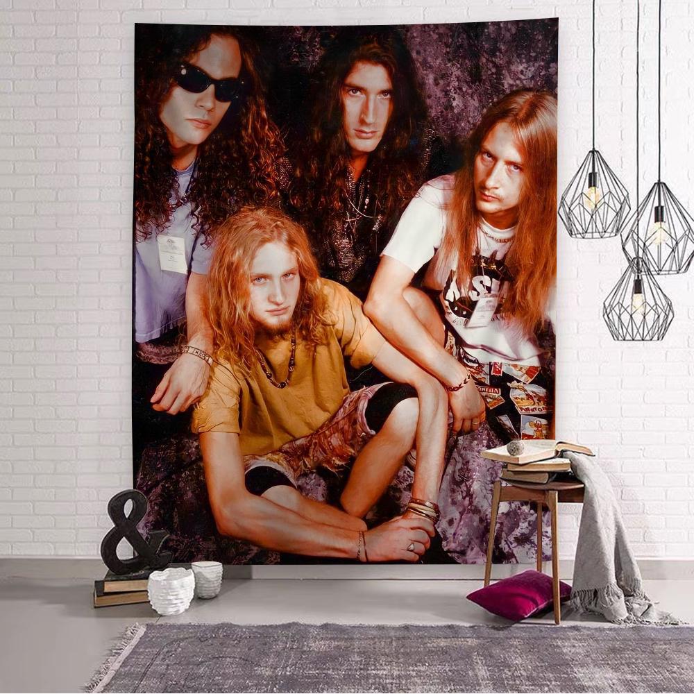 Alice In Chains Banda DIY Tapiz de Pared Colgante Tarot Hippie Alfombras de Pared Dormitorio INS Decoración del Hogar