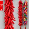 New Chinese Style Red Chili Pendant for Living Room or Foyer Decoration