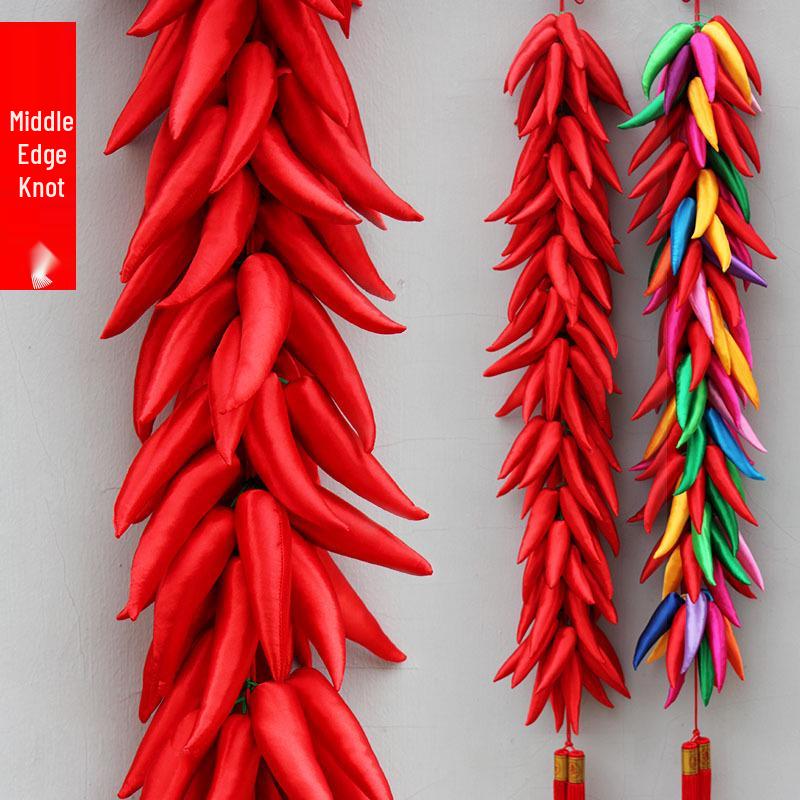 New Chinese Style Red Chili Pendant for Living Room or Foyer Decoration