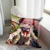 Anime K-Kaname-Madoka Office Cushion Pillowcase Car Cushion Cover45X45CM Lumbar Pillowcase Sofa Pillowcover
