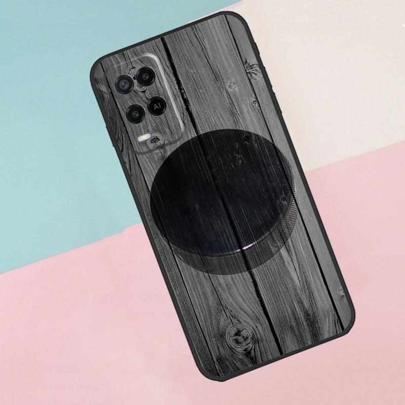 Ice Hockey Sport For Oppo A17 A77 A60 A74 A94 A54 A18 A38 A58 A78 A98 A40 A80 A16 A76 A96 A15 A57S Phone Case