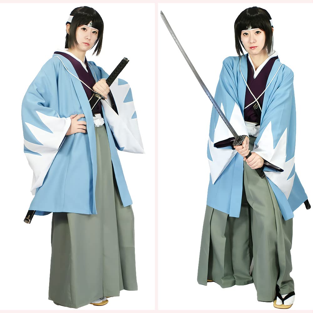 Hakuoki Shinsengumi Uniform Haori and Headband Cosplay Costume [NOOLOR] (Free Size)