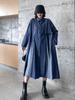 Xitao Patchwork Einreiher Kleid Frauen Persönlichkeit Mode Lose Polo-ausschnitt Volle Hülse Kleid Korea Neue ZY8149