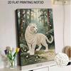 DIY Pearl Diamond Art Painting Kits for Adult and Beginners, Majestic White Tiger Sparkling Painting Craft Home Wall Decor Handmade Gift