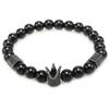 Zhang Meng Jewelry Copper Crown Bracelet with Color-Retaining Zirconia Beads