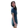Summer 2024 Chic French Retro Denim Dress: Sweet & Spicy Slim-Fit Short Shirt Dress for Women