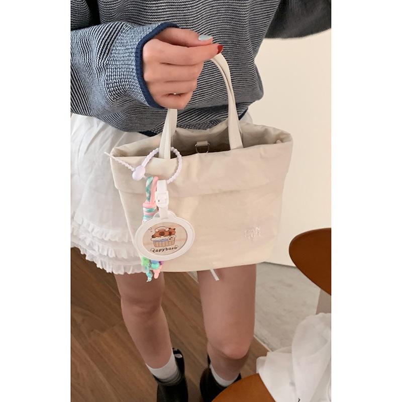 

Простая нейлоновая сумка, женская новая модная портативная маленькая сумка-тоут, универсальная наплечная сумка-мессенджер