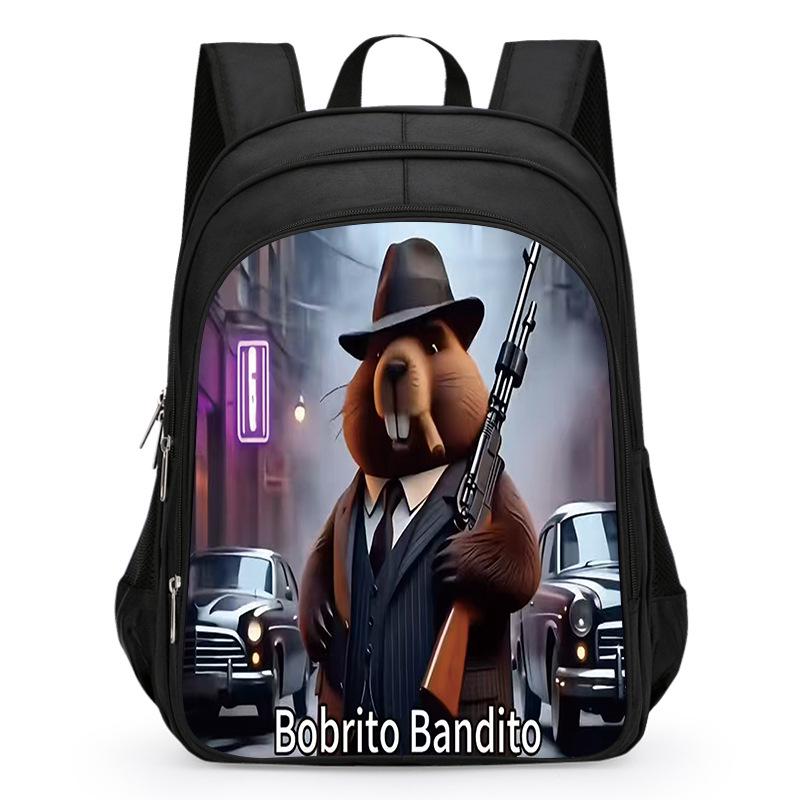 Drewniany Patyczak Plecak AI dla Chłopców, Klasy 1-3