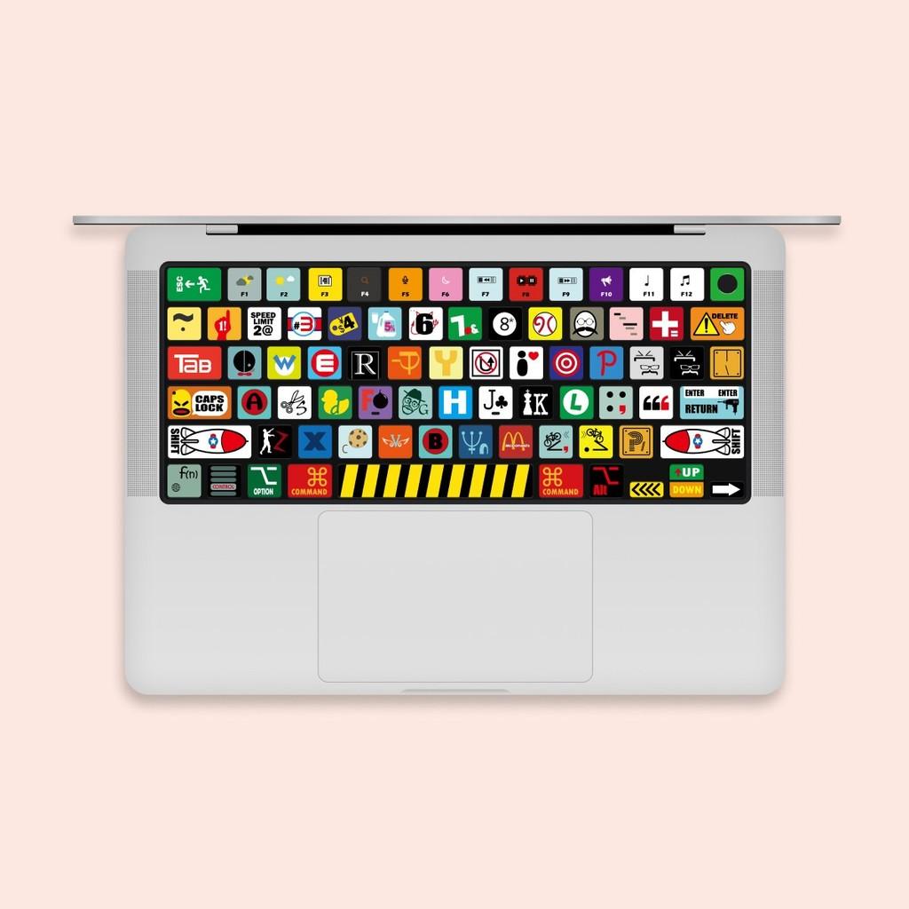 For Macbook Air / Macbook Pro M1 M2 M3 M4 M5 Keyboard Protector Film / Colorful Printing Micro Matte Soft Paper Keyboard Stickers Keyboard Protetcor