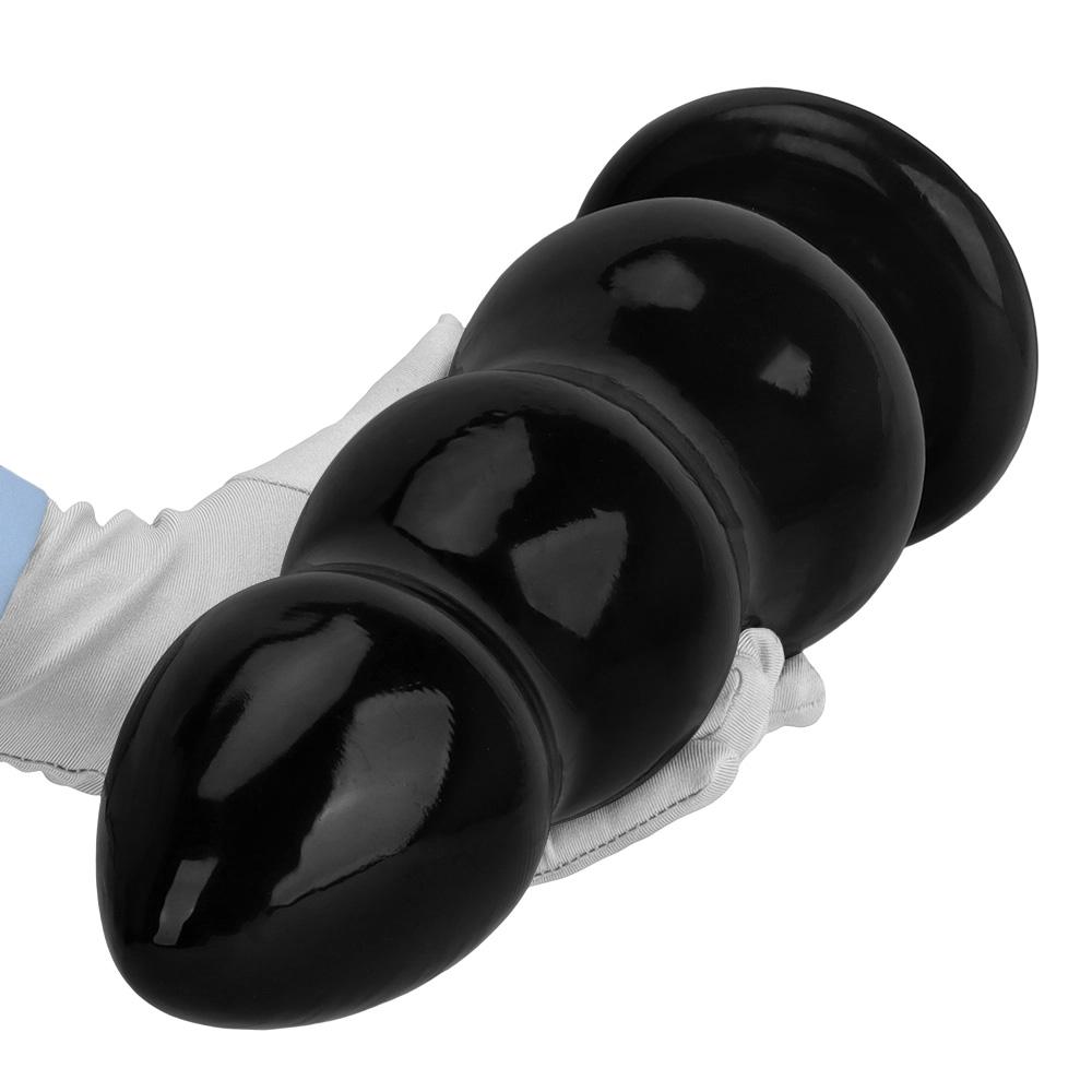 PVC Black Dildo Simulated Penis Butt Plug Fisting Sex Toy Strap On Cock Big Dick Realistic Cock BDSM
