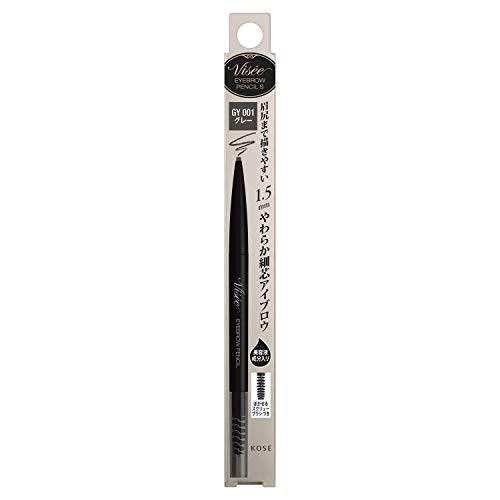 Visee Eyebrow Pencil S Unscented GY001 Gray 0.06g (x 1)