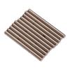 10 Pcs RC Brushless Motor Shaft Rod Replacement Stainless Steel Length 48.5mm Diameter 4mm Sliver