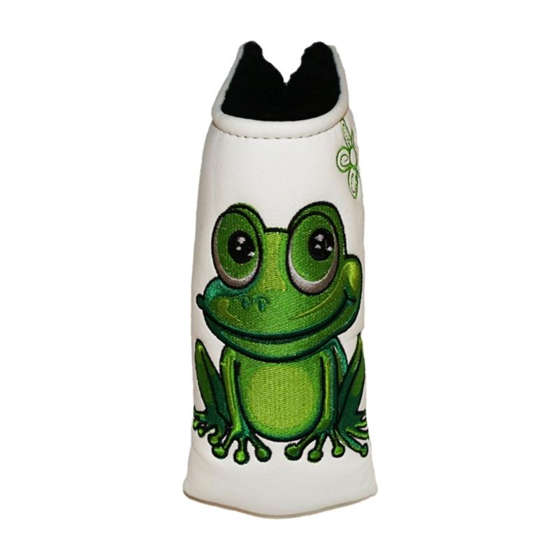 PU Leather Iron Wedges Golf Club Head Cover Frogs Skull Golf Iron Headcover Protective Cover To Protect Your Golf Club