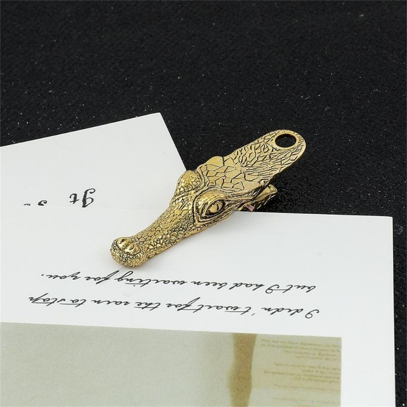 Elegant Alligator Clip Bookmarks Office Tool For Notebooks Documents Present  Metal Book Marks Book Clip