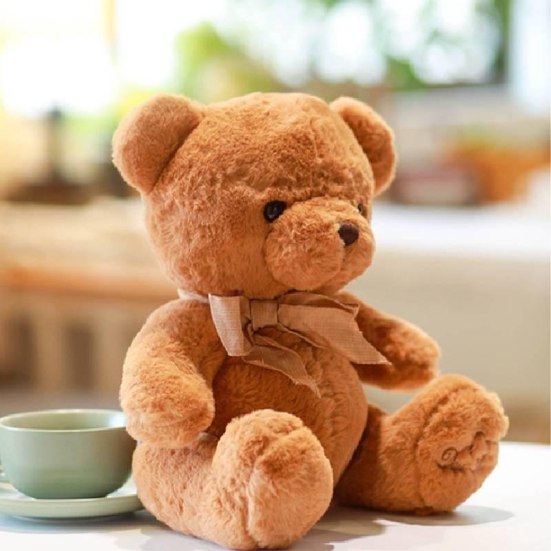 Adorable Rose Plush Teddy Bear Toy Stuffed Animal Girls Birthday Gift 20cm To 40cm